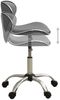 vidaXL Friseur Rollhocker Grau Kunstleder [323678] Bild 3
