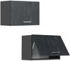 Hängeschrank R-Line Schwarz Beton 60 cm Flach Vicco Bild 5