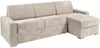 Vente-unique - CALITO Sofa SamtStoff Beige - B 223 cm152 cm x H 93 cm x L 278 cm Bild 2