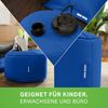 Green Bean® Sitzsack-Hocker 45x25cm mit EPS-Perlen Füllung - Sitz-Pouf für Sitzsäcke - Sitzhocker für Kinder und Erwachsene - Blau Bild 2