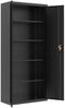 vidaXL Aktenschrank Schwarz 90x40x200 cm Stahl 339762 Bild 4