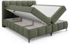 Boxspringbett Schlafzimmerbett SOPHIE 120x200cm Stoff Aragon Olivgrün Bild 3