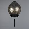 LED Solarleuchte, Kugel, Erdspieß, silber-antik, H 39 cm Bild 5