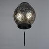 LED Solarleuchte, Kugel, Erdspieß, silber-antik, H 39 cm Bild 5