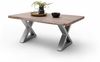 Couchtisch >CARTAGENA< in Akazie massiv walnussfarben - 110x45x70 (BxHxT) Bild 2