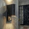 Maxkomfort Außen-Wandleuchte Up & Down Wandlampe mit Bewegungsmelder, Außen & Innen, GU10, ohne Leuchtmittel, Modern, IP44 wetterfest, Bewegungsmelder, exkl. Leuchtmittel Bild 4
