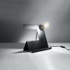 Schreibtischlampe, Schwarz, Stahl, 1x E27, H 24 cm Bild 2