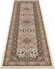 Orientalischer Kurzflor Teppich Parun Täbriz Ivory Beige - 80x250x0,9cm Bild 2