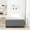 vidaXL Boxspringbett Hellgrau 120 x 200 cm Cordstoff 42006962 Bild 3