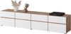INOSIGN Lowboard Cross, moderne grifflose TV-Kommode,4 Klappen/4 Schubkästen, Breite 225 cm, TV-Schrank mit viel Stauraum, TV-Board Bild 3
