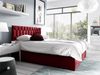 Boxspringbett 'Paremo M24', rot, 180x200 cm Bild 2