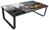 vidaXL Couchtisch mit Glasplatte Rechteckig 240967 Bild 4