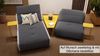 Sofanella Stoffcouch MODICA 2-Sitzer Stoffbezug Sofa in Weiß XL: 274 Breite x 98 Tiefe Bild 5