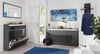 Wandspiegel >Magione< in Anthrazit Hochglanz - 120x60x2cm (BxHxT) Bild 3