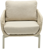 TERRANO Dining-Sessel, Rope 30mm natur, Gestell: Aluminium taupe, inkl. Auflage beige Bild 2