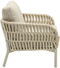 TERRANO Dining-Sessel, Rope 30mm natur, Gestell: Aluminium taupe, inkl. Auflage beige Bild 3