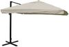 Mendler 'HWC-A96' Gastronomie-Ampelschirm mit Flap, Polyester, Creme-Grau, 3,5x3,5 m, Alu / Stahl, ohne Ständer, Drehbar Bild 3
