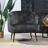 Bronx71 Samt Sessel Billy modern anthrazit Bild 5