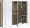 vidaXL LED-Bad-Spiegelschrank 89x14x62 cm Eichen-Optik 326529 Bild 5