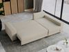 Ecksofa mit Schlaffunktion L-Form mit Bettkasten - DORIAN-Non - Beige Boucle Bild 4