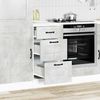 vidaXL Küchenunterschrank Kalmar Betongrau Holzwerkstoff 854244 Bild 3