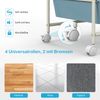 Rollwagen mit 15 stapelbaren Schubladen Rollcontainer Beistellwagen mit Metallgestell Mehrfarbig 63 x 37 x 87 cm Bild 5