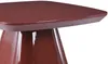 Vente-unique - NATAZA Beistelltisch Holz, Platte Rot - B 60 cm x H 45 cm x L 60 cm Bild 4