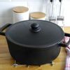 6L Ø28cm Gusseisen Topf mit Deckel aus Gusseisen Gusseisentopf Brotbacken Kochtopf Bild 3