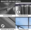 BRAST 'Summerdream' Alu Pavillon, inkl. Moskitonetz, wasserdicht, UV-Schutz, Aluminium/Polyester Grau, 3x4 m Bild 5