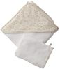 vertbaudet Kapuzenhandtuch Baby Geschenk-Set: Badetuch & Waschhandschuh HYGGE Bild 1