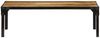 vidaXL Couchtisch Raues Massives Mangoholz und Stahl 110 cm 246631 Bild 2