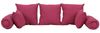 vidaXL 7-tlg. Dekokissen-Set Rosa Stoff 350381 Bild 3