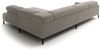 KAWOLA Sofa DELIA Ecksofa Cord steingrau Recamiere rechts 74 x 219 x 276 cm Bild 5