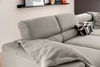 KAWOLA Sofa DELIA Ecksofa Cord steingrau Recamiere rechts 74 x 219 x 276 cm Bild 2