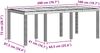 vidaXL Garten Essgruppe 7 pcs Braun Polypropylen 3378718 Bild 4