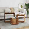 vidaXL Satztische 3 Stk. Altholz-Optik Holzwerkstoff 856674 Bild 3