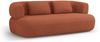 Micadoni Sofa Jenny 3-Sitzer Boucle Ziegel Bild 2