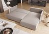 Ecksofa Schlafsofa EVORA Stoff Poso Grün Ottomane Rechts Bild 2