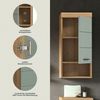 INOSIGN Hängeschrank Siena, Breite 37cm, 1 Tür, 1 offenes Fächer, 1 Einlegeboden, MDF-Front (1-St) in verschiedenen Farben erhältlich, Badmöbel, Badschrank, Schrank, Bad Bild 3