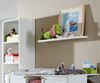 Babyzimmer-Set Zubehör: Wandboard, Hängeregal B78/H3/T25 cm, Landhausstil Weiß Bild 2