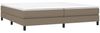 vidaXL Polsterbett, Stoff, 25,0 cm, Taupe, 200x200 cm Bild 3