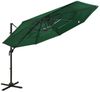 Sonnenschirm, Terrassenschirm mit Aluminium-Mast 4-lagig Grün 3x3 m Bild 2