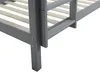 Vente-unique - ANICET Bett Holz, Platte Grau - B 97 cm x H 140 cm x L 198 cm Bild 5