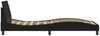 vidaXL Bettgestell mit Kopfteil "Dover" Schwarz 90x190 cm Stoff 373087 Bild 5