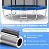 HomeMiYN Gartentrampolin Trampolin Outdoor Ø183/244/305/366cm Sicherheitsnetz Kindertrampolin, Schutzrand schwarz,mit sicherheisnetz Bild 4