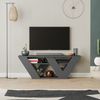 Decortie TV-Schrank Pipralla Moderner TV-Ständer Multimedia Mit Einlegeböden, 110 x 30 x 40 cm Bild 3