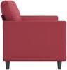 vidaXL 2-Sitzer-Sofa Weinrot 140 cm Kunstleder 359336 Bild 4