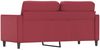 vidaXL 2-Sitzer-Sofa Weinrot 140 cm Kunstleder 359336 Bild 5