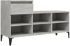 vidaXL Schuhregal Betongrau 102x36x60 cm Holzwerkstoff 821216 Bild 2