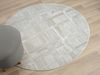 Teppich PREFERITO rund Creme-Grau 120 x 120 cm Bild 2